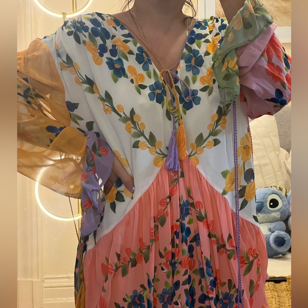 FARM Rio Colorful Floral Mini Dress